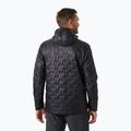 Giacca ibrida Helly Hansen Lifaloft Insulator da uomo con cappuccio nero opaco 2