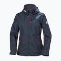 Giacca da vela donna Helly Hansen Crew Hooded Midlayer navy