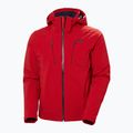 Giacca da sci da uomo Helly Hansen Alpha 3.0 rosso 7