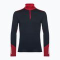 Uomo Helly Hansen Lifa Merino Midweight 1/2 Zip termica a maniche lunghe navy