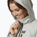 Giacca da vela donna Helly Hansen Hp Racing Lifaloft con cappuccio grigio scuro 5