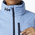 Giacca da vela da donna Helly Hansen Crew Hooded Midlayer blu brillante 3