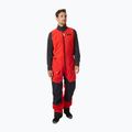 Pantaloni da vela da uomo Helly Hansen Aegir Race Salopette 2.0 alert rosso