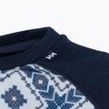Maglia termica da donna Helly Hansen Lifa Merino Midweight Graphic Crew navy star pixel 8