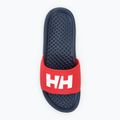 Helly Hansen H/H Slides da uomo infradito blu/rosso allerta 5
