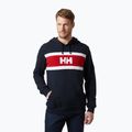 Felpa da vela da uomo Helly Hansen Salt Cotton navy