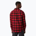 Camicia da uomo Helly Hansen Lokka Organic Flannel a quadri di bufalo rosso 2