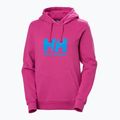 Felpa Helly Hansen donna HH Logo Hoodie 2.0 magenta 2.0 4