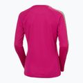 Maglia termica da donna Helly Hansen Lifa Active Stripe Crew magenta 2.0 5