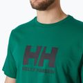 Maglietta Helly Hansen Logo 2.0 da uomo, color smeraldo 3