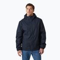 Giacca antipioggia da uomo Helly Hansen Vancouver foderata in pile navy