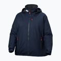 Giacca da vela da donna Helly Hansen Crew Hooded Midlayer Plus 2.0 navy 9