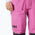 Pantaloni da vela Helly Hansen da donna Pier 4.0 Bib meta rosa 4