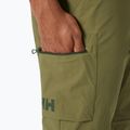 Pantaloni softshell Helly Hansen da uomo Brono Softshell Zip Off terrain verde 4