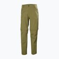 Pantaloni softshell Helly Hansen da uomo Brono Softshell Zip Off terrain verde 5