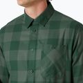 Camicia Helly Hansen Aker Flannel LS da uomo a quadri di bufalo verde giungla 3