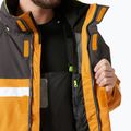 Giacca da pioggia Helly Hansen Pier 4.0 senape da uomo 9