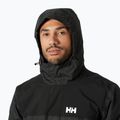 Giacca antipioggia da uomo Helly Hansen Vancouver foderata in pile ebano 3