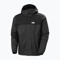 Giacca antipioggia da uomo Helly Hansen Vancouver foderata in pile ebano 6