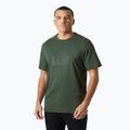 Maglietta Helly Hansen Box T 2.0 uomo verde giungla
