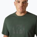 Maglietta Helly Hansen Box T 2.0 uomo verde giungla 3