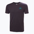 Maglietta Helly Hansen Nord Graphic nero uva da uomo 4