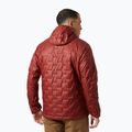 Giacca ibrida Helly Hansen Lifaloft Insulator da uomo con cappuccio mars red 2