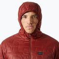 Giacca ibrida Helly Hansen Lifaloft Insulator da uomo con cappuccio mars red 3