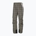 Pantaloni da sci da uomo Helly Hansen Legendary Insulated pebble broxburn plaid aop