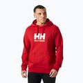 Felpa da uomo Helly Hansen HH Logo Hoodie red