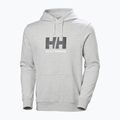 Felpa da uomo Helly Hansen HH Logo Hoodie grey/melange 5