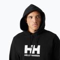 Felpa da uomo Helly Hansen HH Logo Hoodie black 3