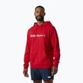 Felpa da uomo Helly Hansen Core Graphic Hoodie red