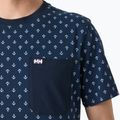 Maglietta da uomo Helly Hansen Hudson navy aop 3