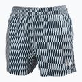Pantaloncini da vela da uomo Helly Hansen Newport Trunk 4.5" navy offset stripe aop