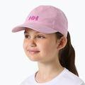 Cappellino con visiera per bambini Helly Hansen Logo Jr pink lavender 3