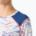 Felpa termica donna Helly Hansen Lifa Active white slope map aop 3