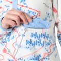 Pile donna Helly Hansen Maridalen Printed Fleece white slope map aop 3