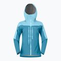 Giacca antipioggia da donna NORRONA Falketind Dri1 brittany blue/aqua haze 5