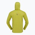 Felpa trekking da uomo NORRONA Falketind Warm1 Hood golden lime/olive night 7