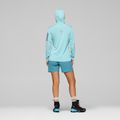 Felpa da trekking da donna NORRONA Falketind Warm1 Hood aqua haze/trooper 3
