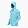 Felpa da trekking da donna NORRONA Falketind Warm1 Hood aqua haze/trooper 7