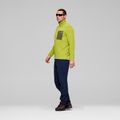 Felpa trekking da uomo NORRONA Femund Warm1 Zip Neck golden lime/olive night 4