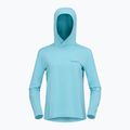 Felpa da trekking da donna NORRONA Femund Tech Hood aqua haze 6