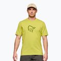 Maglietta da uomo NORRONA Cotton Viking golden lime