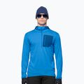 Felpa da trekking uomo NORRONA Falketind Warm1 Hood brilliant blue/dark blue