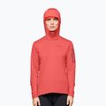 Felpa da trekking donna NORRONA Falketind Warm1 Hood deep sea coral/baked apple