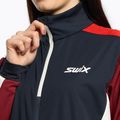 Giacca softshell da donna Swix Cross dark navy/rosso rabarbaro 4