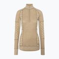 Felpa termica donna KARI TRAA Smekker Half Zip mocha 3