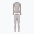 Completo di biancheria termica da donna KARI TRAA Kaia light grey melange